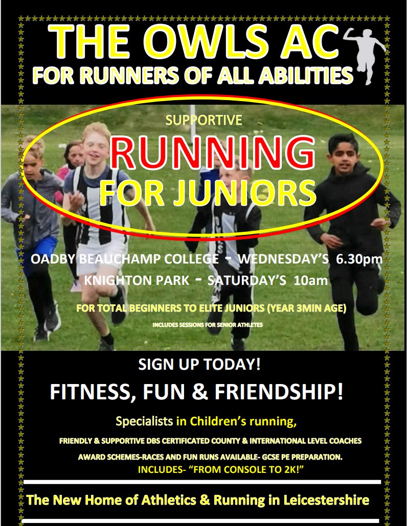 gartreehigh's tweet photo. Are you a runner? You might want to check out these Owls. #GartreeSports #GartreeRunning https://t.co/CIfQPkaxSH