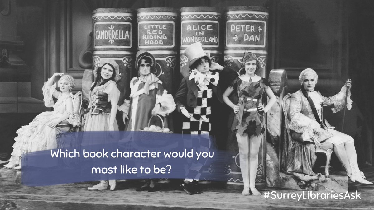 SurreyLibraries's tweet image. Which book character would you most like to be?  😊

#BookCharacter #SurreyLibrariesAsk