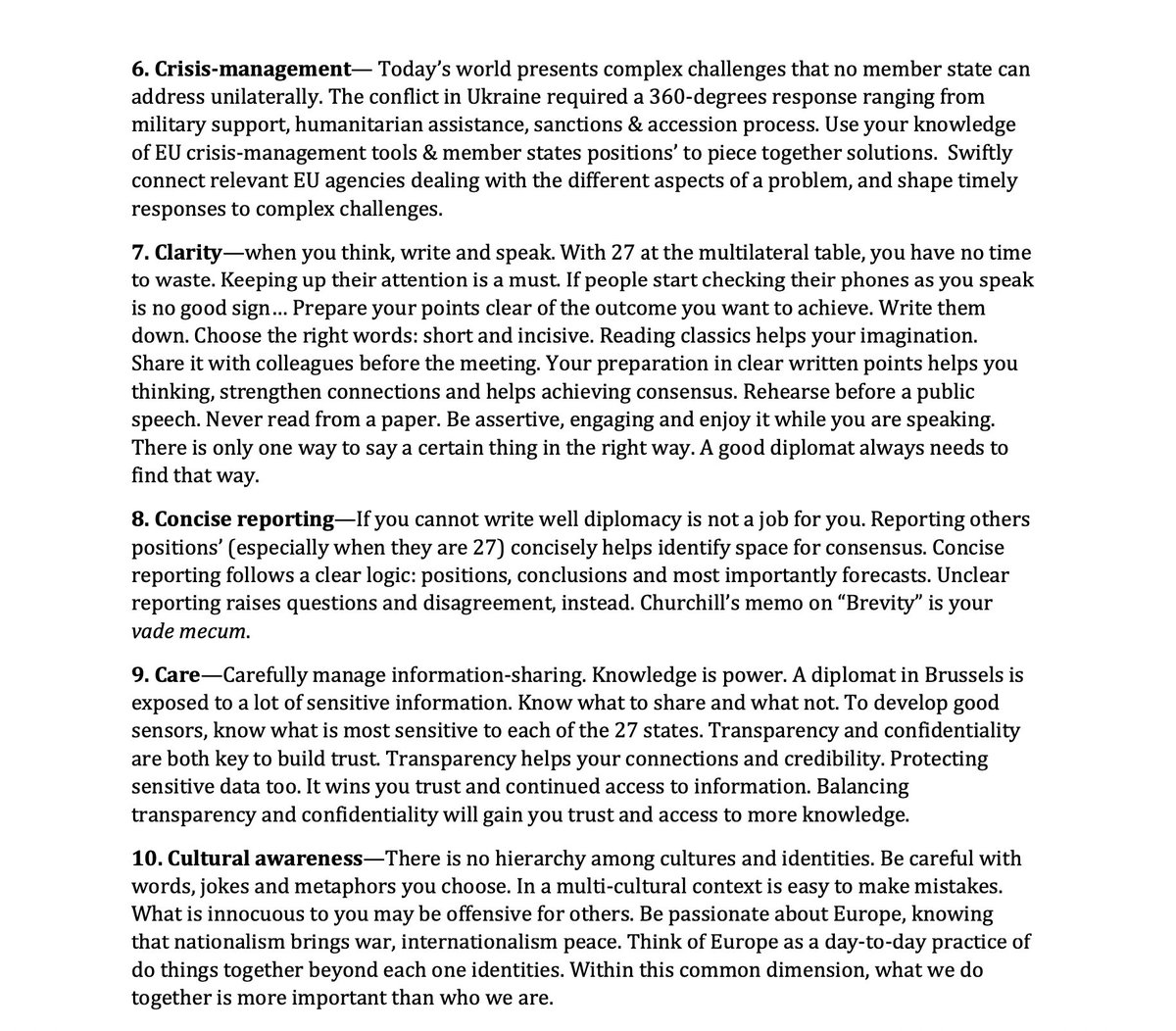 What are the 10 qualities of an #EU diplomat in Brussels? 

Fernando Gentilini and I try to answer 👇👇 🧵

kreisky-forum.org/wp-content/upl…