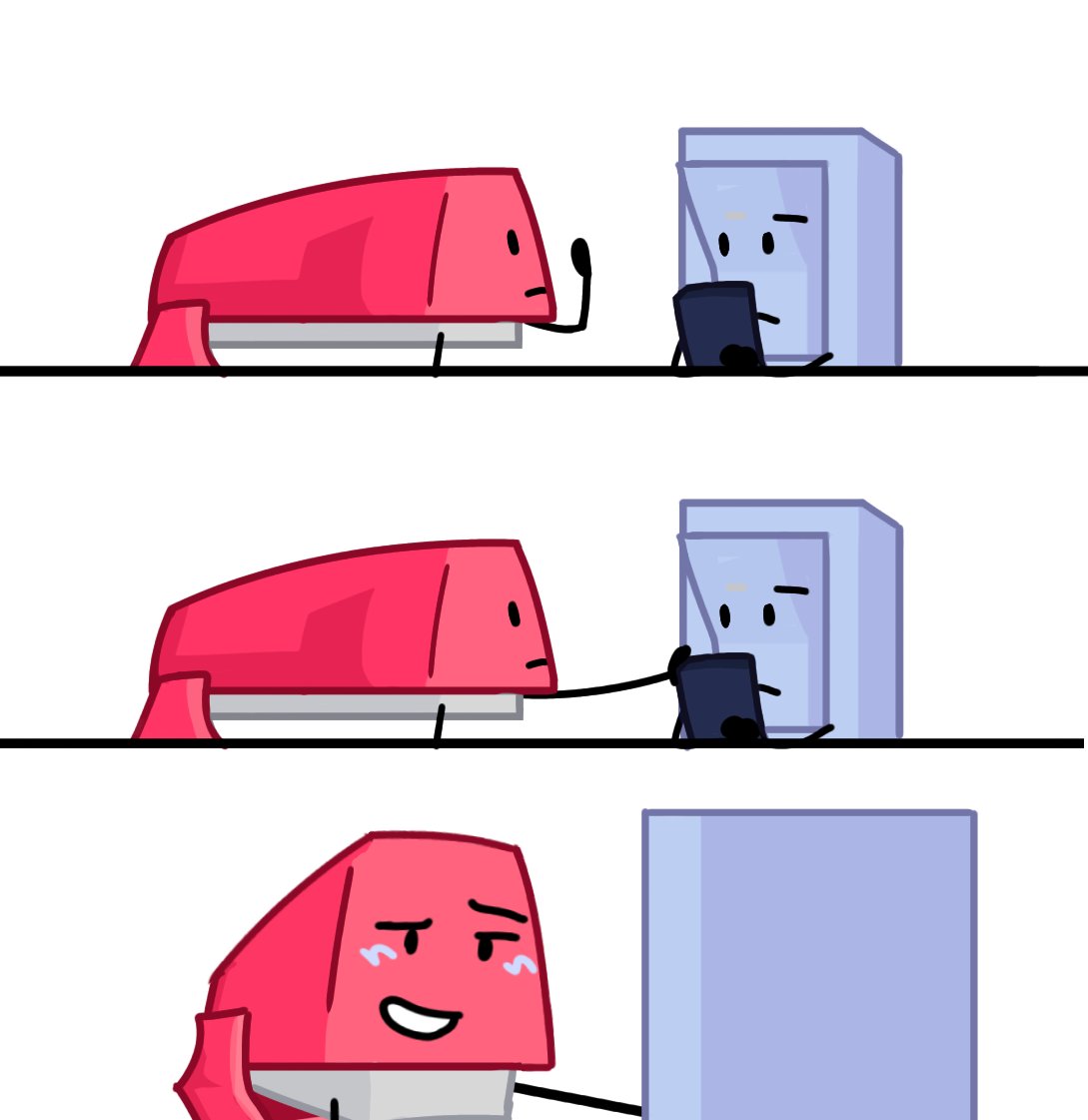 PeryPeri_'s tweet photo. Liy x Stapy fanart jumpscare๐๐๐
I promised the 2nd looked more funnier๐๐๐also sorry no bg because i can't use ibis paint anymore on my phone๐๐
#BFB #BFBLiy #LiyBFB #BFBStapy #StapyBFB https://t.co/kw55ZbxkUj