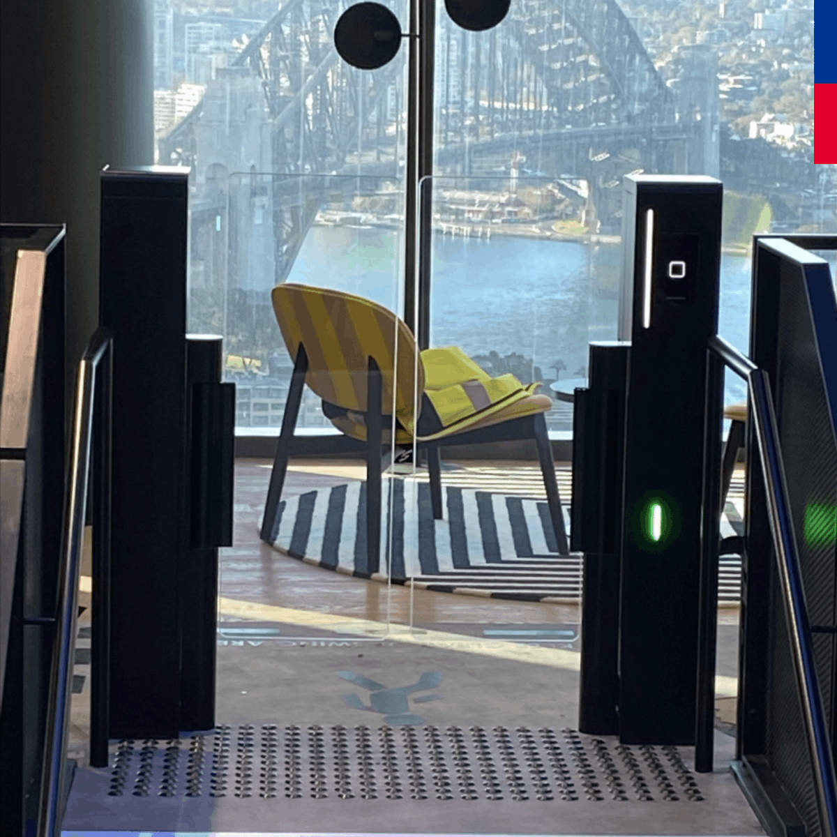 The first Argus V60 sensor barriers were installed in Sydney, Australia, in the TikTok offices.

What an amazing view in the background.