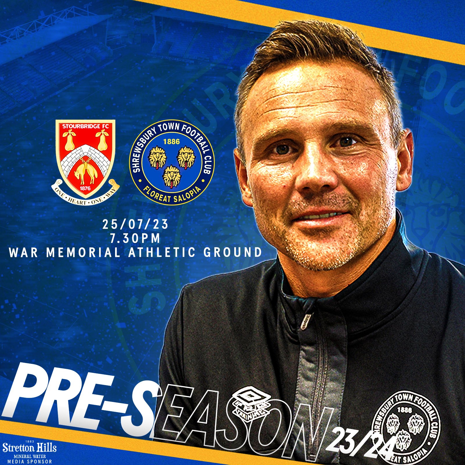 Shrewsbury Town FC on Twitter "📅 We will make the journey to face Stourbridge FC for a pre
