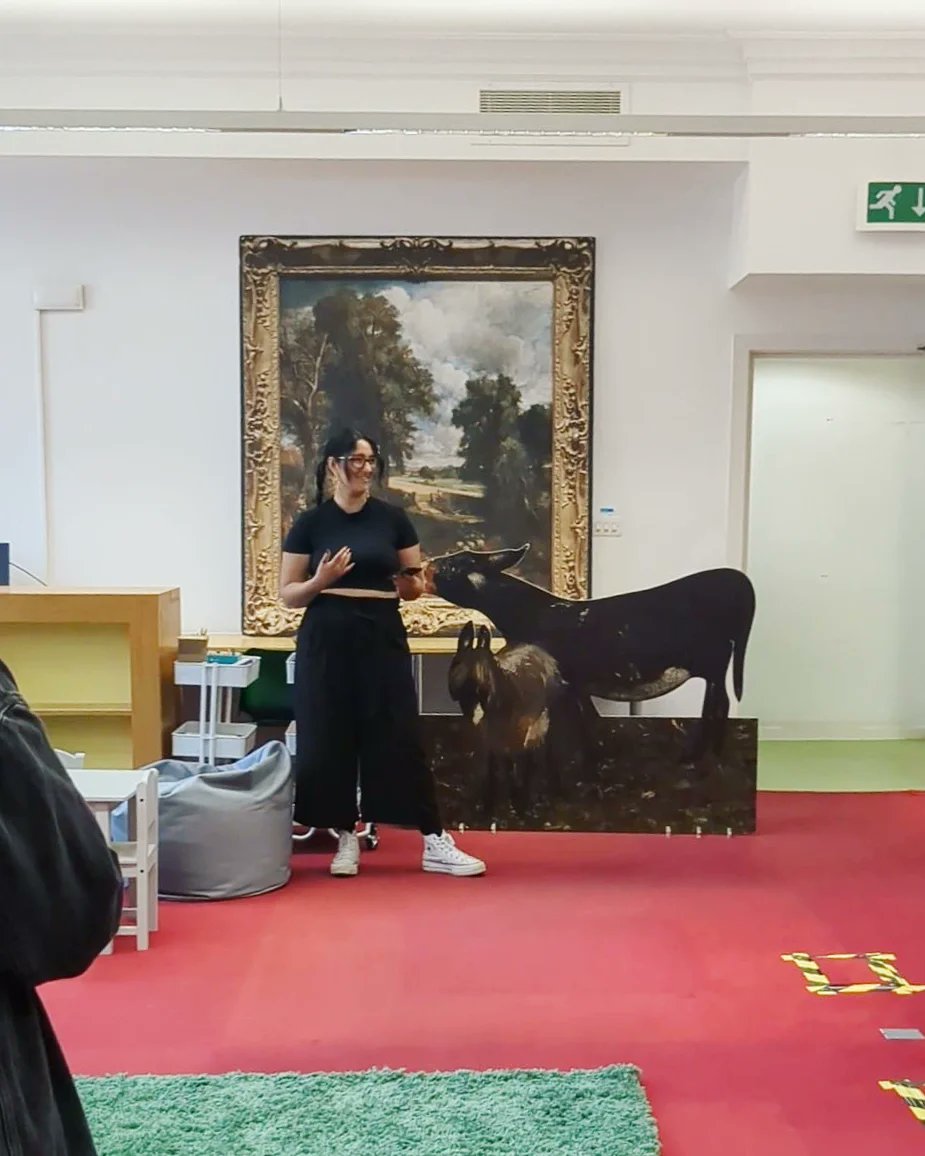 I can finally share a secret – as of this morning, one of England's most famous landscape artists, John Constable, is on show in Croydon!

'The Cornfield' from <a href="/NationalGallery/">National Gallery</a>'s London collection is at Thornton Heath Library as part of a nationwide tour ONLY for this week.