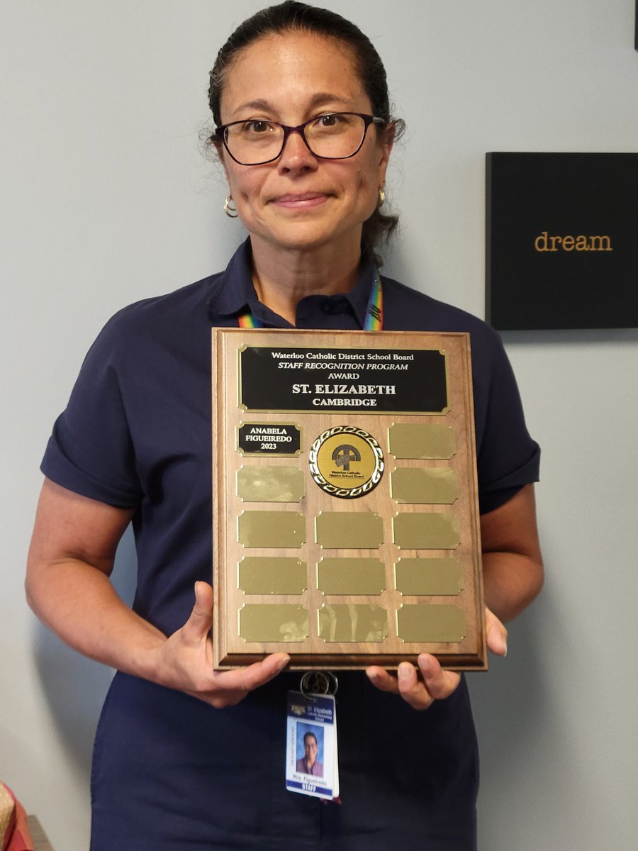 StElizabethCS1's tweet photo. St. ELIZABETH celebrated our recipient of the Staff Recognition Award...Madame Figueiredo. Congratulations 🎊 https://t.co/eIOzE7iuNG
