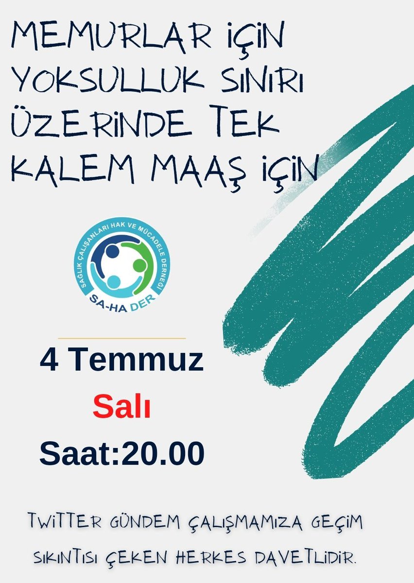 Bu akşam Türkiye gündem çalışmamız var. Vakit ayırır, tweet atarak destek verirseniz, hepimizin faydasına. Teşekkürler.

#Memurlara34binTL