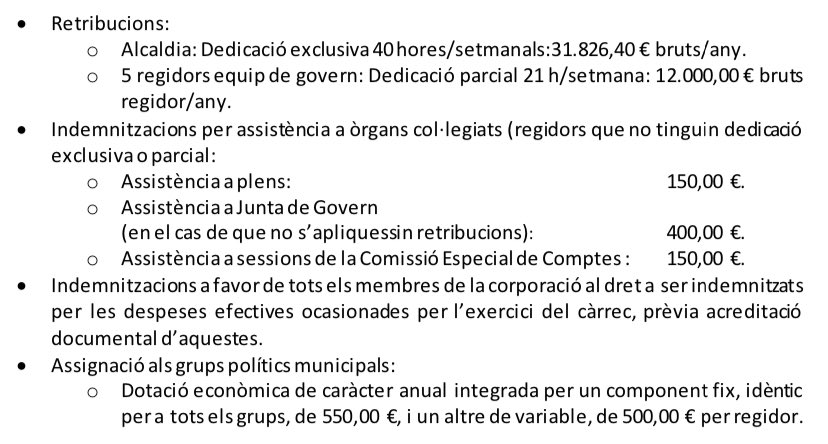 AMMontrasalCor's tweet photo. El 17 de juny, el govern de Mont-ras van decidir les seves retribucions com a membres del govern.

Volem expressar la nostra profunda vergonya cap a un equip de govern caríssim i poc eficient:  5 regidors per un poble de 1676 habitants i 21h setmanals, ens sembla un acudit. https://t.co/WW0HIPsNiP