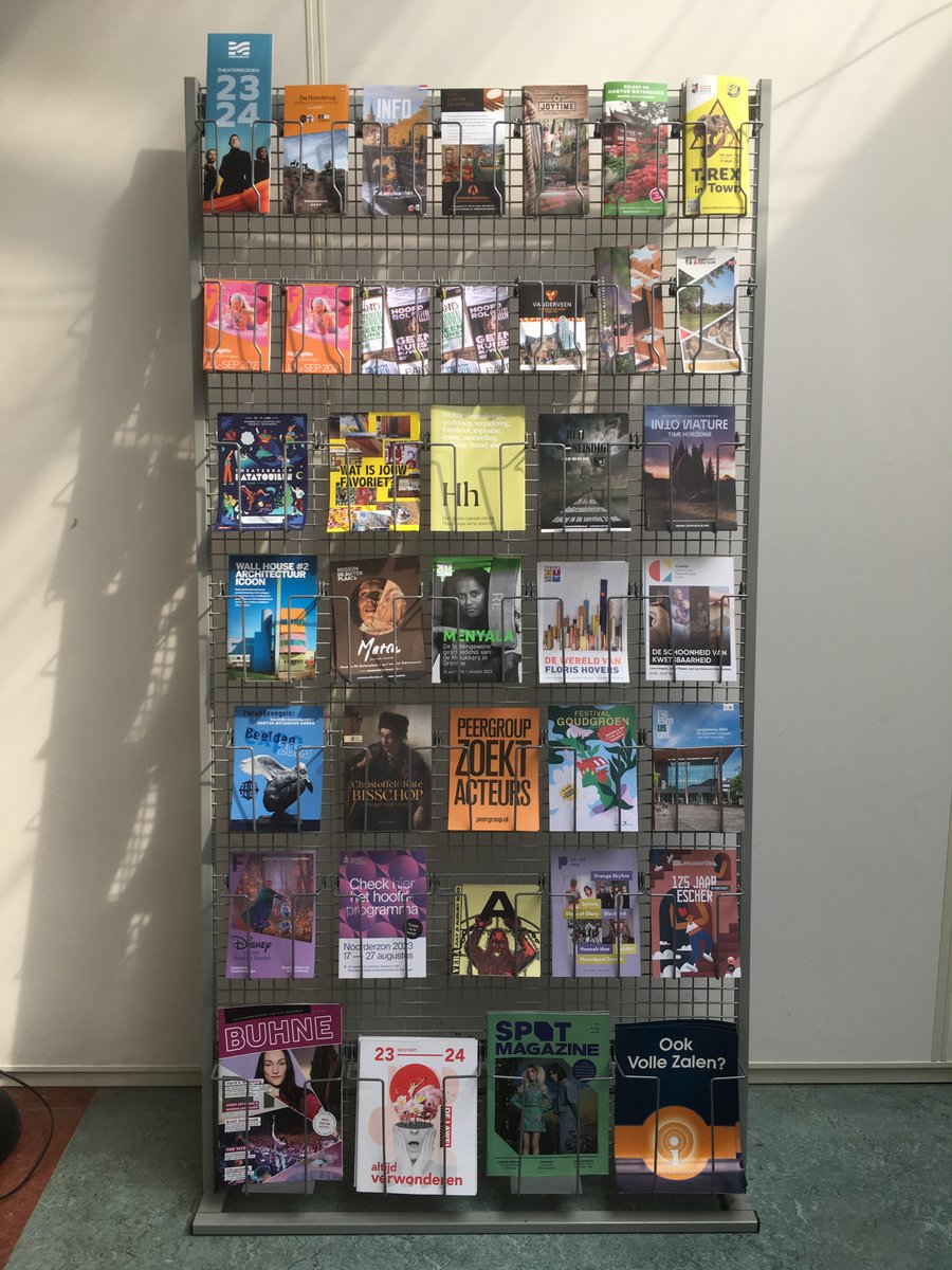 Cultuurpromotie met Inforama! Geschikt voor flyers, folders en magazines van A4, A5 en A6 formaat. Momenteel met o.a. BUHNE #5, @veraclub @DrentsMuseum <a href="/FriesMuseum/">Fries Museum</a> <a href="/Kunstpunt050/">Kunstpunt Groningen</a> @MuBuPla <a href="/visitfriesland/">Visit Friesland</a> #verspreiding #cultuur #promotie vollezalen.nl