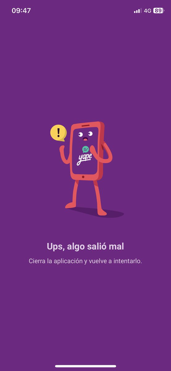 chefpassoni's tweet photo. Señores @BCPComunica esto ya se hizo costumbre. Una vez más el #yape ha caído.  No saben todos los inconvenientes que ocasionan https://t.co/O6D2YEKJDe