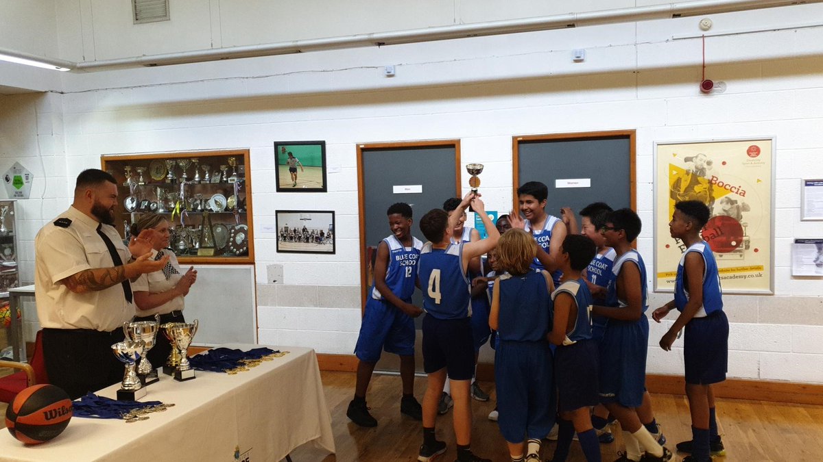 MerPolCEU's tweet photo. Well done to all the Liverpool year 7 and 8 students who took part in our basketball competition at Greenbank Sports Centre this afternoon. Thanks to @StHildasCE PE teacher for organising this event with us. @LiverpoolBCS @cardinalheenan @CaldiesSchool @MerPolFore #Prevention https://t.co/jLNakiUpqh