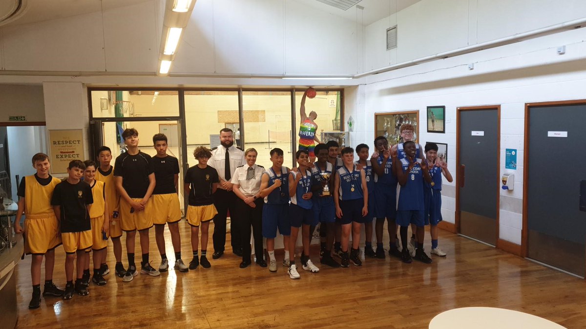 MerPolCEU's tweet photo. Well done to all the Liverpool year 7 and 8 students who took part in our basketball competition at Greenbank Sports Centre this afternoon. Thanks to @StHildasCE PE teacher for organising this event with us. @LiverpoolBCS @cardinalheenan @CaldiesSchool @MerPolFore #Prevention https://t.co/jLNakiUpqh