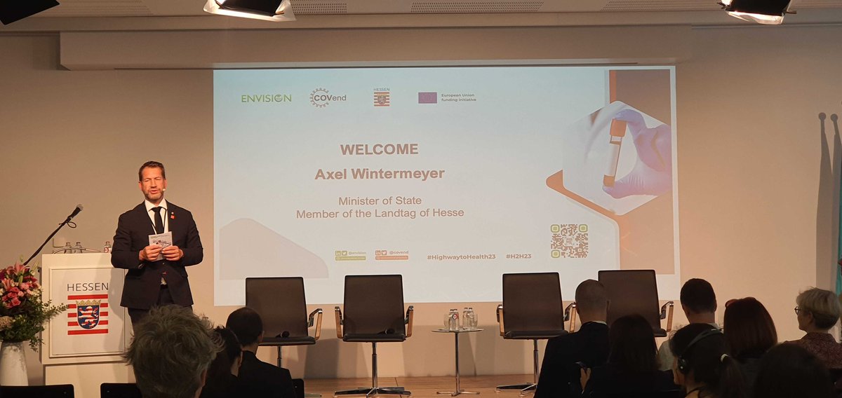 eu_envision's tweet photo. 🎉Highway to Health has begun! 🎉
Prof. Dr. Dr. Kai Zacharowski kicks of #HighwaytoHealth2023 !
##HighwayToHealth #HealthcareInEurope #InnovationInHealthcare #FutureOfHealthcare #Collaboration #TransformingHealthcare https://t.co/5neybSjzZ4