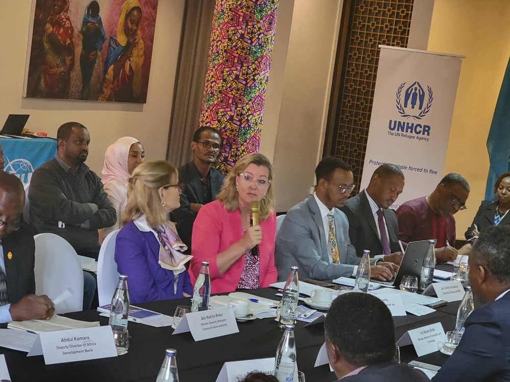 RRSEthiopia's tweet photo. The "#Digital_Inclusion and #Connectivity for #Refugees and #Host_Communities in #Ethiopia" discussion was held by the Refugees and Returnees Service (RRS), International Telecommunication Union (@ITU), @UNHCR, relevant line ministries and partners. 
A Thread ...
1/6 https://t.co/GBaVb8S97m