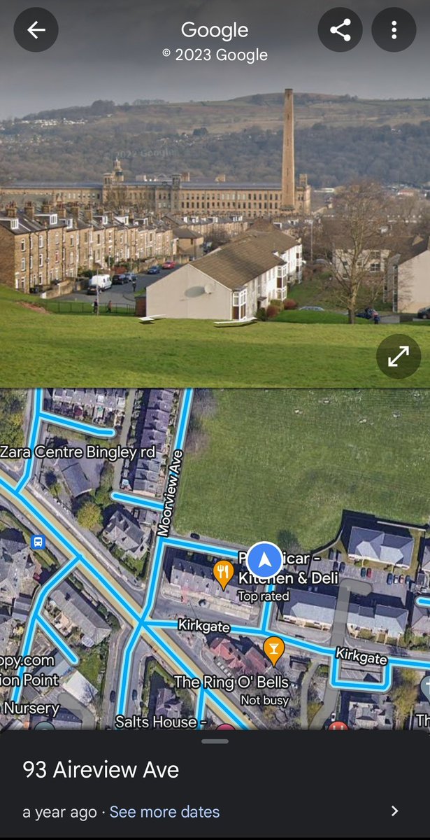 Chris_BCAFC's tweet photo. @MattTempest @GroomB Think that's Salts in background. Photo taken pre clearance of now Wycliffe Gardens. Closest street view attached https://t.co/YeofAJ3QLv
