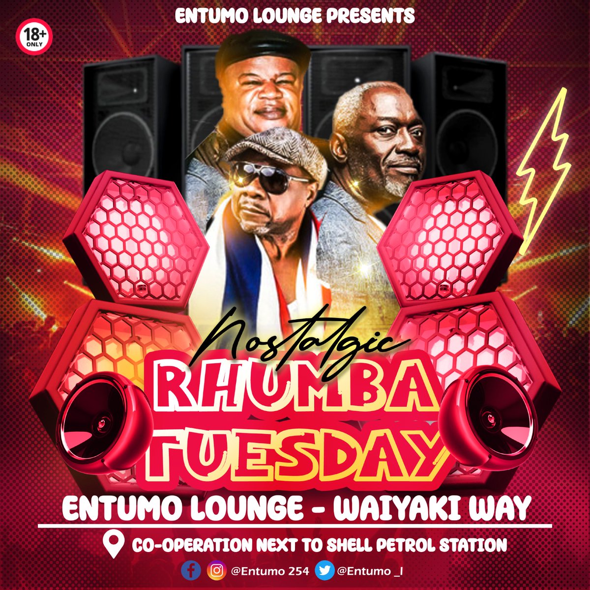 ⚡The Nostalgic Rhumba Tuesday is here🔥 ⚡We will be taking it nice&slow 💃yaani muziki bila jasho🥳 ⚡Tupatane Entumo Lounge 👉Another Place...........Another World👈 #entumo254😍💃💯 #entumolounge #waiyakiwaysfinest #rhumbanight #rhumbatuesdays