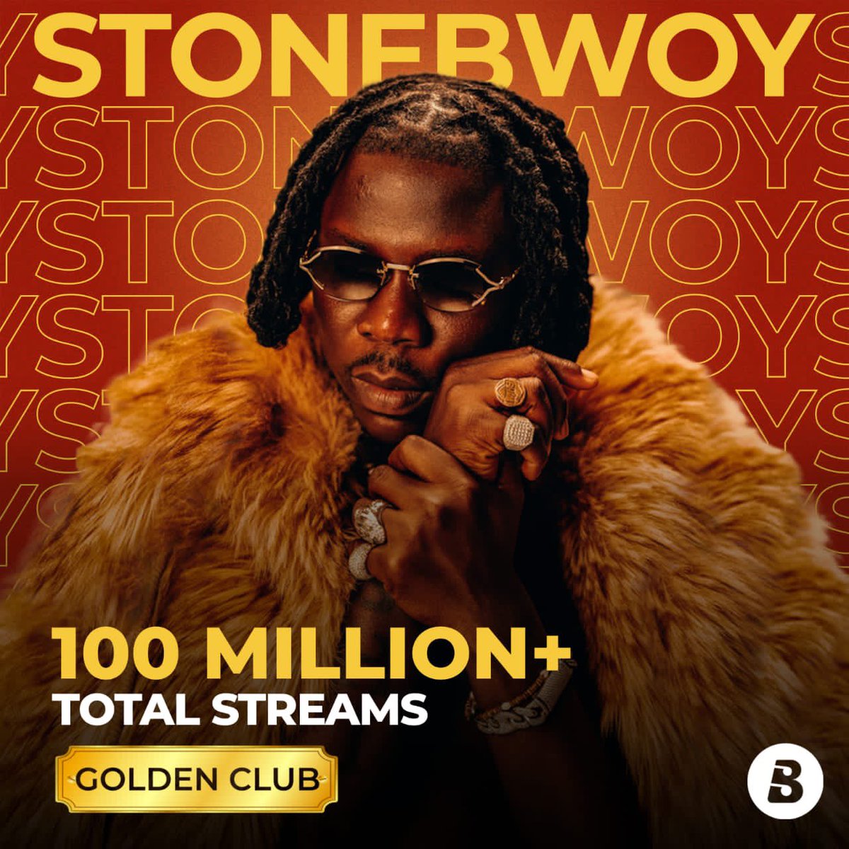 Blessings! #FIFTHDIMENSION
Quote Tweet
BoomplayGhana
@BoomplayGhana
·
4h
100 Million streams and counting🥳🥳🥳!!! Congratulations to @stonebwoy on hitting this monumental milestone and joining the Boomplay Golden Club🔥. 

#BoomplayGoldenClub #Stonebwoy100MBoomplayStreams