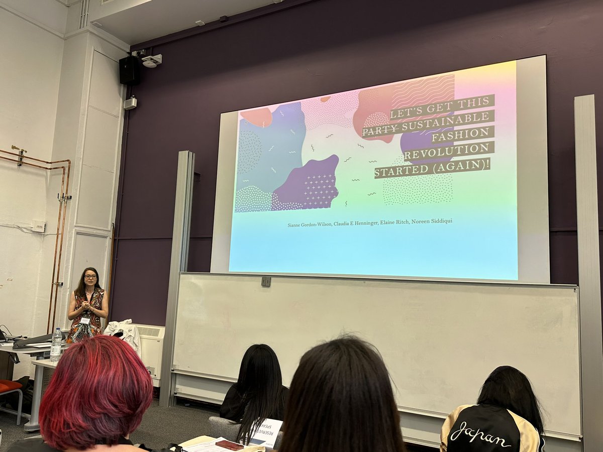Songyi Yan (@songyi_yan) on Twitter photo Looking forward to hearing all the interesting presentations in the workshop - Let’s get this party (sustainable fashion revolution)started (Again)! Chaired by @CEHenninger <a href="/SianneGW/">Sianne Gordon-Wilson</a> @elaineritch @NoreenSiddiqui <a href="/Acad_Marketing/">Academy of Marketing</a> Looking forward to hearing all the interesting presentations in the workshop - Let’s get this party (sustainable fashion revolution)started (Again)! Chaired by @CEHenninger <a href="/SianneGW/">Sianne Gordon-Wilson</a> @elaineritch @NoreenSiddiqui <a href="/Acad_Marketing/">Academy of Marketing</a>