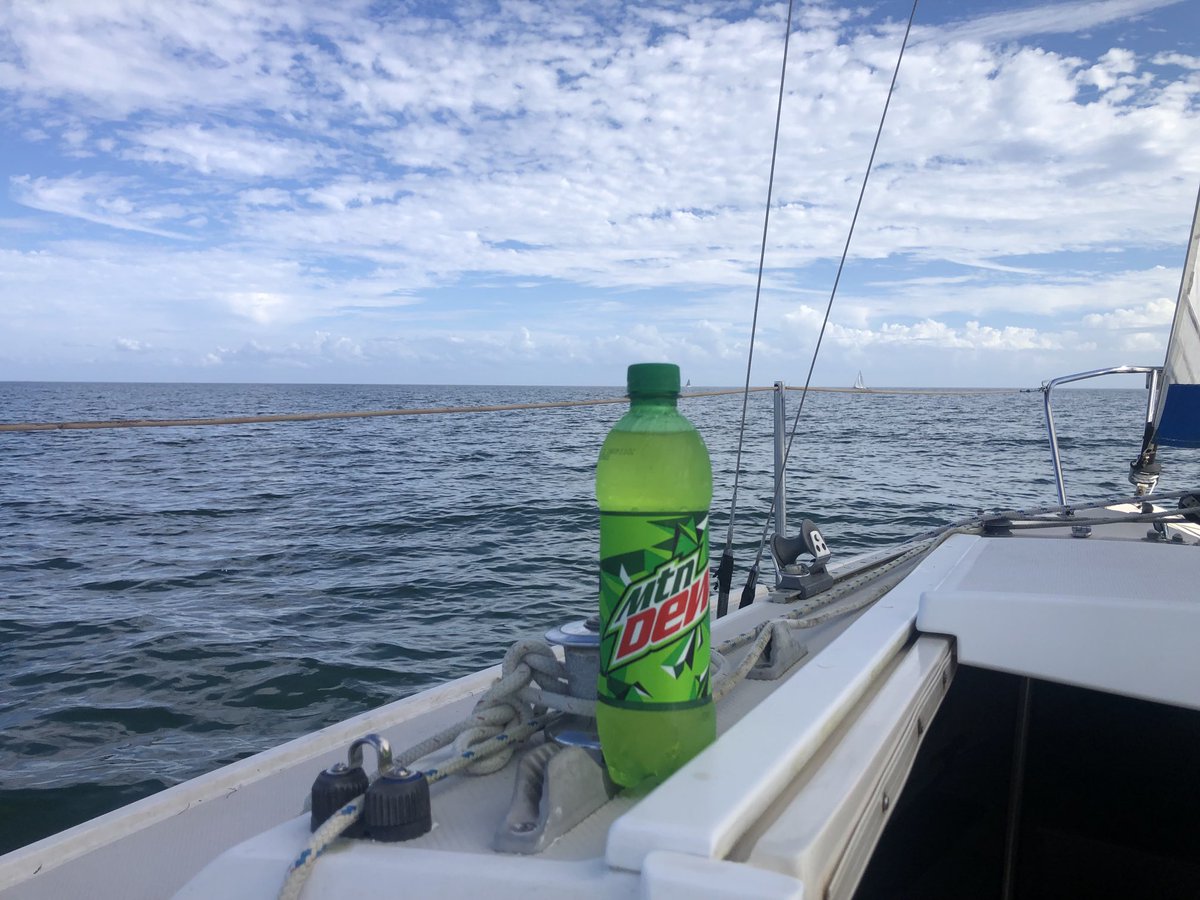 samrstaley's tweet photo. Presented without comment. #sailing #sailinglife #apalacheebay #abyc #shellpoint #mountaindew #mtndew https://t.co/g27ITRp3JK