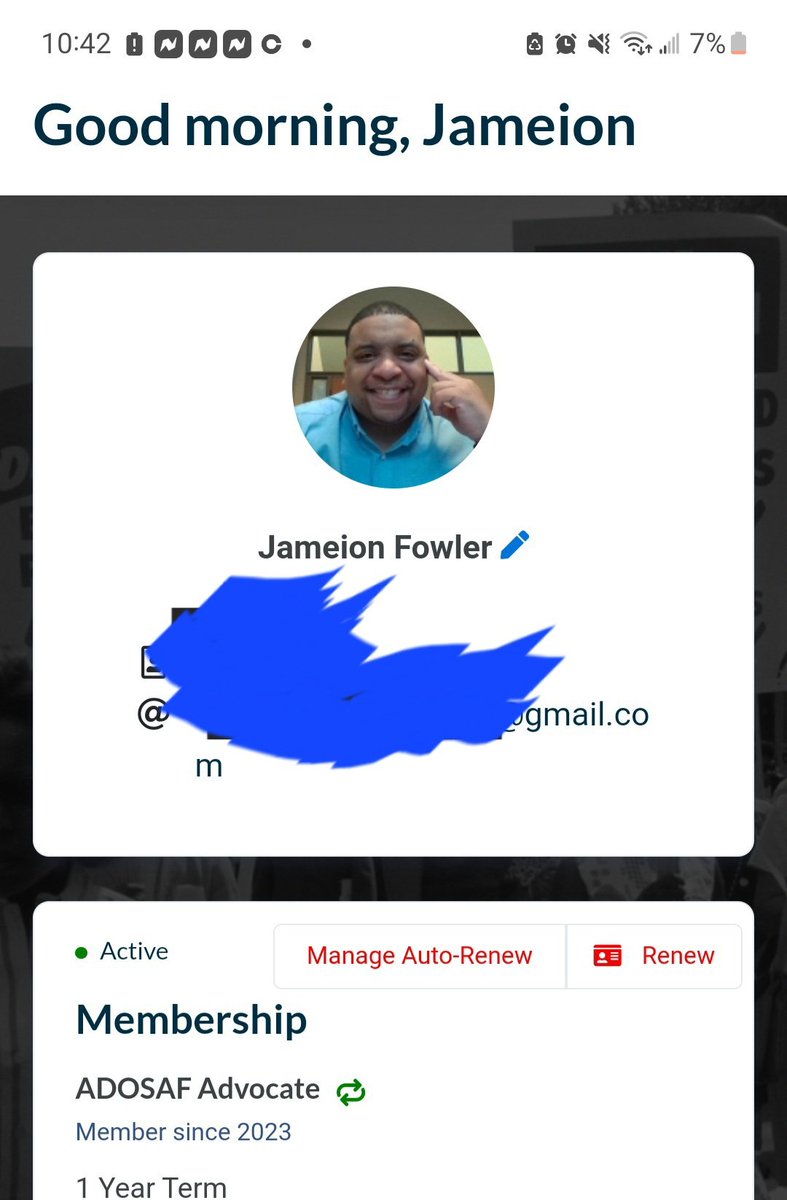 fowler_jb's tweet photo. Definitely a blessing and an honor to be a part of this great movement and now an amazing org. Lets keep making progress family! Love y'all! @ADOSorg #ADOS #ADOSAF #ADOSRising. https://t.co/iexCMlhzB1