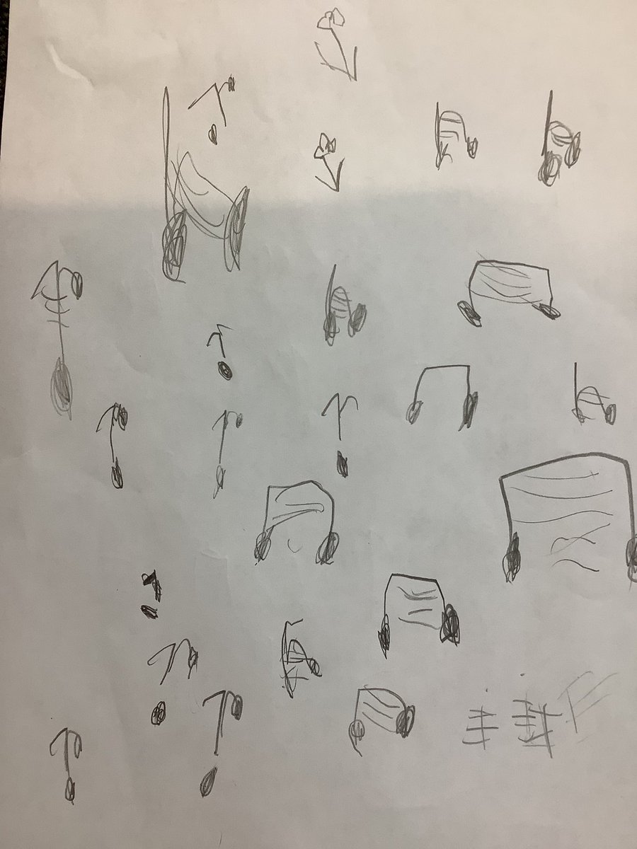 MBinns_StAnnes's tweet photo. Here are just a few examples of the pictures the children produced when drawing to music today. Their fantastic interpretations of the music blew us away!@StAnnes_EHS @DJWhiteStAnne1 https://t.co/mIAEnwiY59