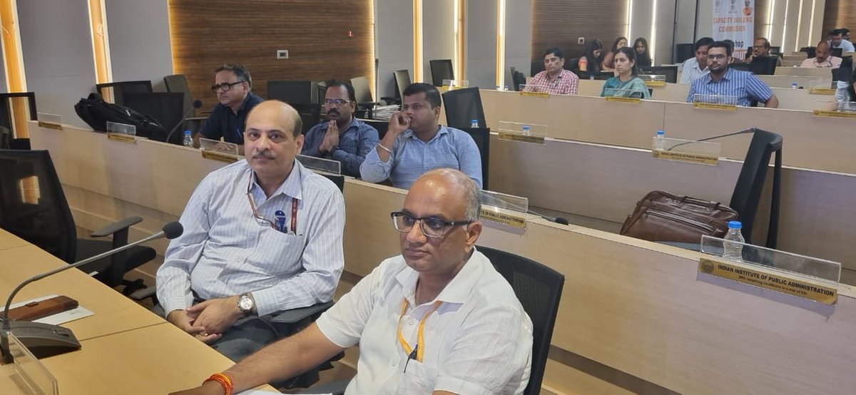 GoIStats's tweet photo. Officers of National Statistical Systems Training Academy (NSSTA) participated in and contributed to the ACBP Implementation Workshop organised by Capacity Building Commission at Indian Institute of Public Administration (IIPA) on 4th July, 2023. https://t.co/yKhviyi60c