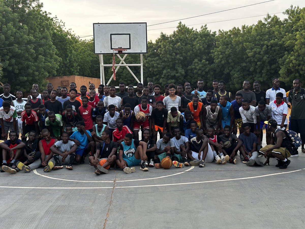 H4K tryouts in Niamey. More than 100 kids showed up