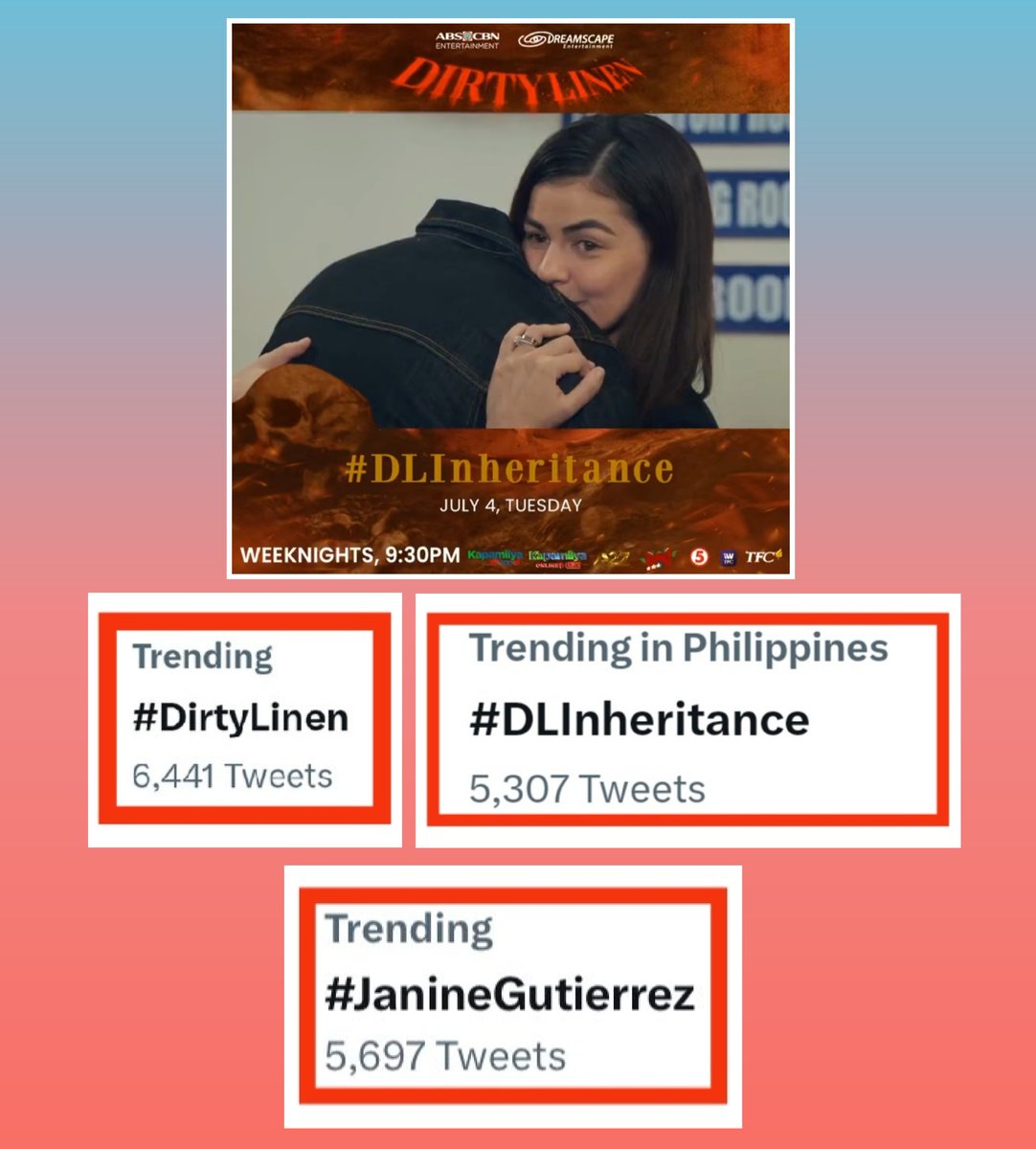 RealPaunine's tweet photo. Thank you so much guys 💕
#JanineGutierrez
#DLInheritance
#DirtyLinen Monday to Friday 9:30PM https://t.co/YfM2sV9vR4