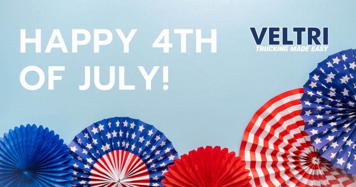 Happy Independence Day! Celebrate with peace of mind knowing that Veltri, Inc. is here to handle all your shipping and logistics needs. Trust us for seamless transportation solutions that keep your business moving forward. #IndependenceDay #TruckingSolutions