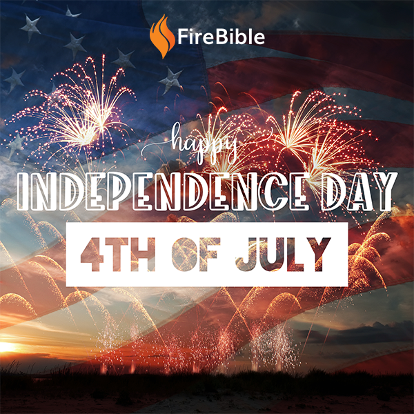 firebibles's tweet photo. Happy 4th of July! Today in the United States we celebrate our freedom that came at the price of someone else's sacrifice. Thank you to all who serve and have served to make this the land of the free and the home of the brave! #4thofJuly #IndependenceDay #firebible https://t.co/wgMDJtiTJK