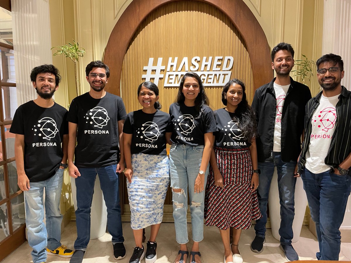HashedEM's tweet photo. We had the pleasure of hosting our portfolio company @Persona3io at #HashedHaus for two weeks. The founders @ankitav and @alagusanjana visited India to sync up with their team in person and have immersive working sessions together 🧘
During their time at Hashed Haus, we had an insightful fireside chat with @ankitav at our event #TextToCode on the topic: 'Product Management: Transitioning from web2 to web3'. We captured the same here: https://t.co/AfFmbDvWbP
The team is truly dedicated to developing a world-class product that empowers web3 applications to grow and engage their user base. We thoroughly enjoyed hosting this dynamic group. Until next time, team Persona! 🫡