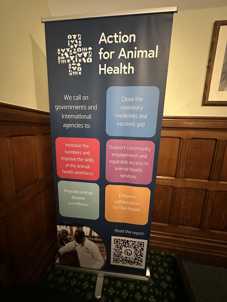 Very interesting reception in Parliament today for Action for Animal Health’s report: “The Case for Investing in Animal Health to support One Health”
A big thank you to <a href="/natalieben/">Natalie Bennett</a> for hosting and <a href="/TheBrooke/">Brooke 🐴🧡</a> for organising this event. 
Report here: actionforanimalhealth.org/wp-content/upl…