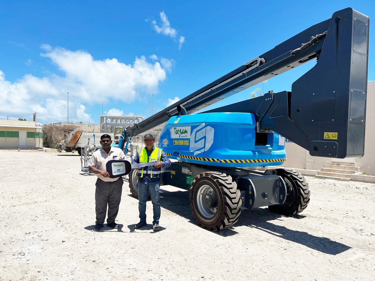 teejanequipment's tweet photo. Sinoboom Boomlift have been delivered and the key is officially handed over to one of our premium client for usage in port applications.
Teejan Equipment is the authorized dealer of Sinoboom boom lifts in Sultanate of Oman offering you best solutions for all your accessing requirements.   

Contact: Teejan Equipment
WhatsApp/Phone: +968 9985 3676, 9143 3672  
Email: arun@teejanequipment.com 
Visit: https://t.co/MoGOIKZRM3

#boomlift #access #equipment #maintenance  #teejanequipment #spareparts #oman #muscat #salalah #sohar