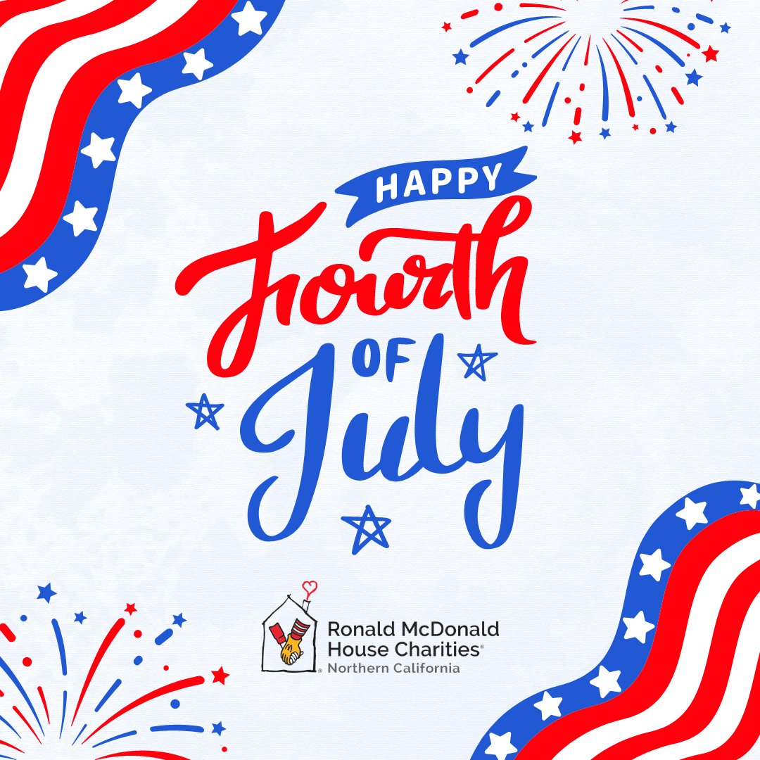 RMHCNC's tweet photo. Happy Independence Day! 

#rmhc #happyfourth #rmhcnc #keepingfamiliesclose https://t.co/nYv4XoOPvz