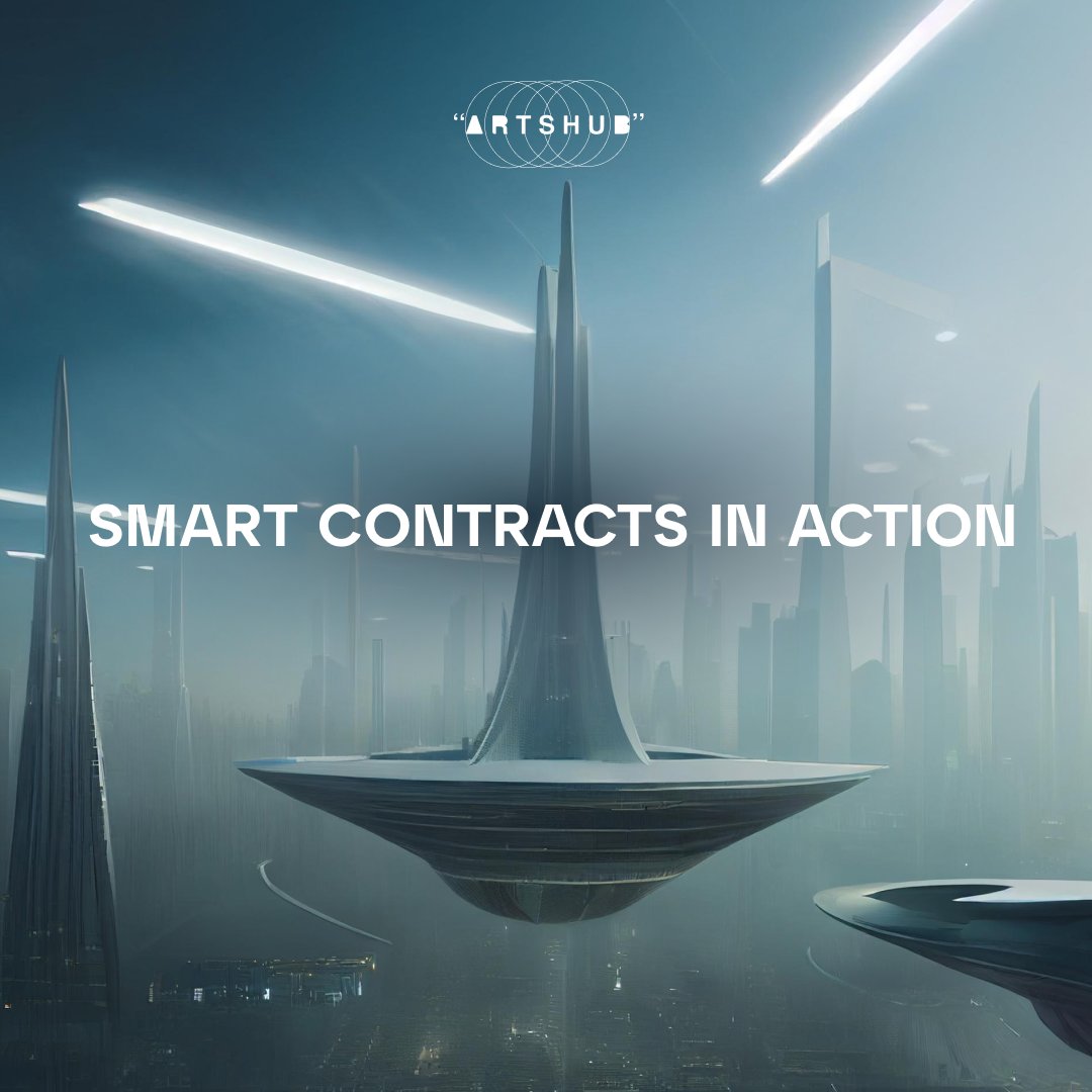 Artshub_ai's tweet photo. #ArtsHub uses smart contracts for secure and efficient ownership transfers of #NFTs. Witness the power of #blockchain technology reshaping the digital art landscape. 

#techtuesday https://t.co/AR1EDte4EZ