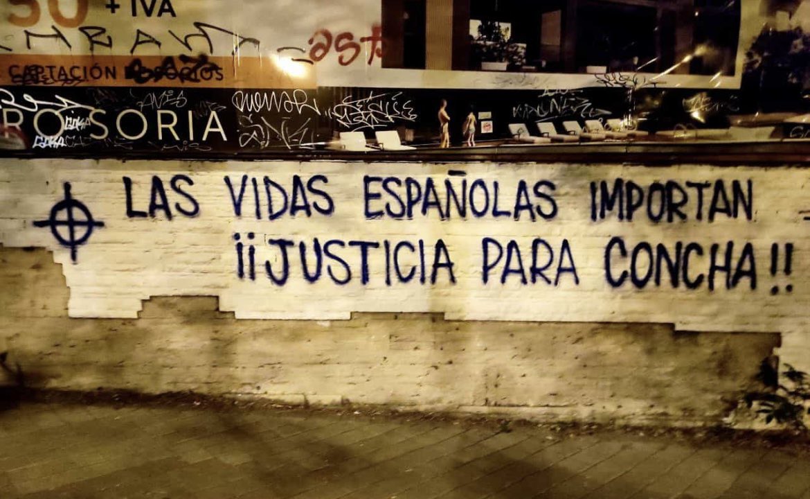 NrGetafe's tweet photo. ¡Las vidas españolas importan!
¡JUSTICIA PARA CONCHA! https://t.co/TGQdgnZRsG