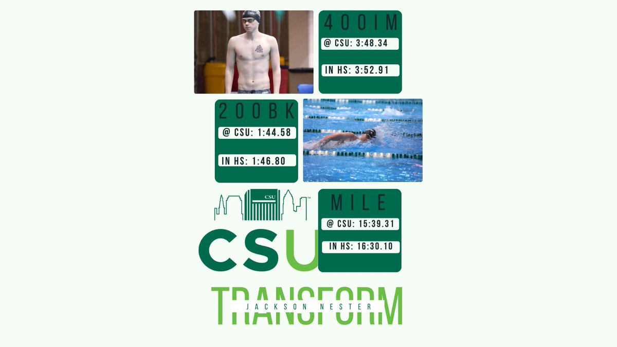 CSU_SwimDive's tweet photo. #TransformationalTuesday
Check out Jackson Nester’s progress in ✌️seasons at CSU
#TransformationalExperience #GoVikes https://t.co/oGq81ftCiP