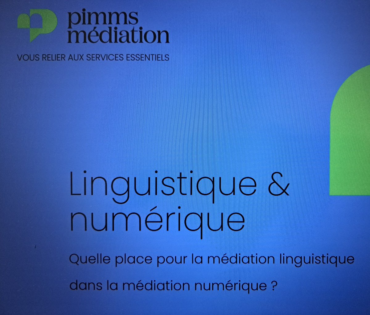 Présentation par @GuillaumeLahoz au Groupe #Numérique Inclusif de @BxMetro du projet lauréat @ANCTerritoires Linguistique et numérique porté par @pimmsmediation en partenariat avec @PIMMSdeBordeaux. L'importance du lexique pour acquérir l'autonomie. Des outils à découvrir au NEC