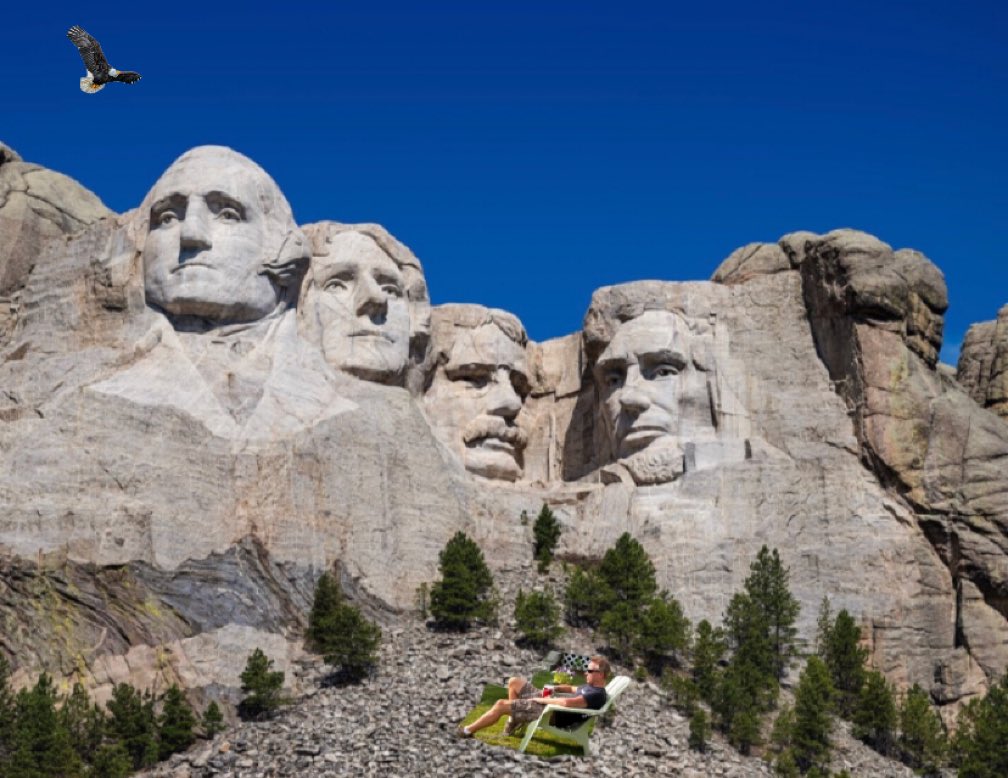 Boutta grab a lawn chair and just hangout with these boys all day #mountrushmore #4thofJuly