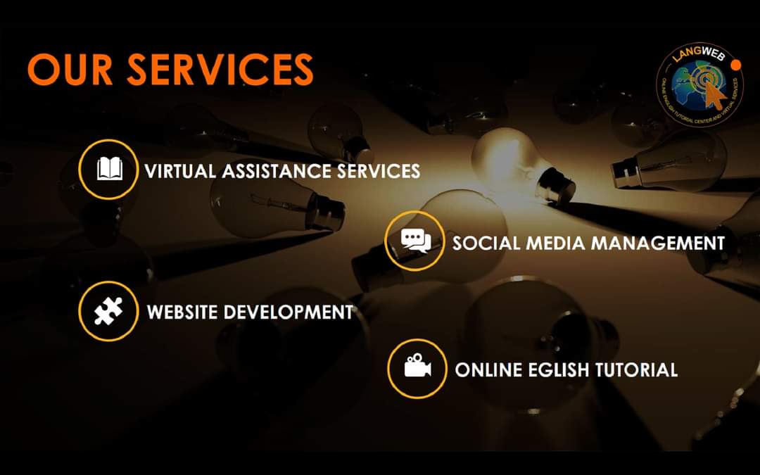 LangwebE's tweet image. Langweb 2023 Services. Individual and Corporate clients are welcome. Message us for inquiries. #onlinetutorial #virtualservices #ilovelangweb ❤️🖥🖱📞