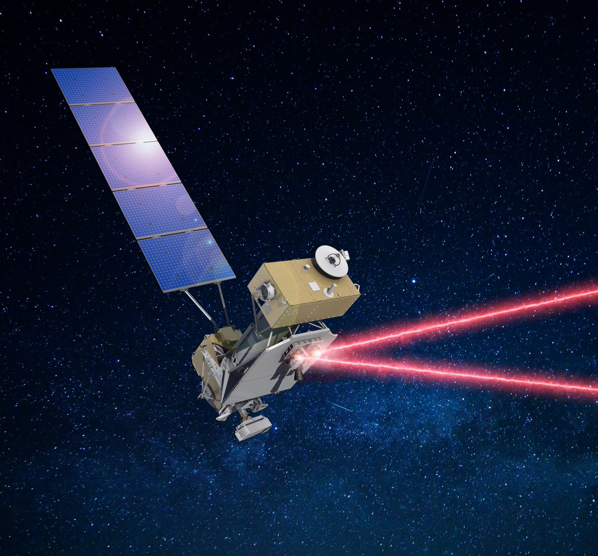 Blue, white, and .... infraRED...Happy 4th of July! Did you know the lasers used for laser communications are made up of infrared light and are invisible to the human eye? Learn more about some recent laser comm experiments @NASASCaN conducted here: go.nasa.gov/3PzQfco