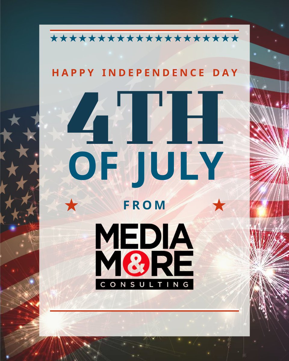 MediaandMoreLR's tweet photo. From all of us to all of you - Happy Fourth! 🇺🇸 https://t.co/mOYaaojSF2