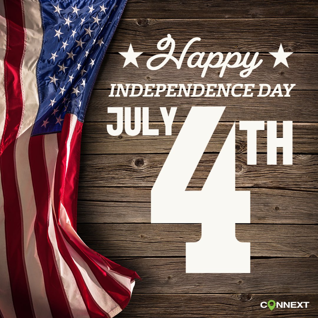 TeamConnext's tweet image. Whether you&apos;re enjoying a BBQ, watching fireworks, or simply appreciating the liberty we hold dear, have a safe and joyful July 4th! 🎉

#IndependenceDay #July4th #teamconnext