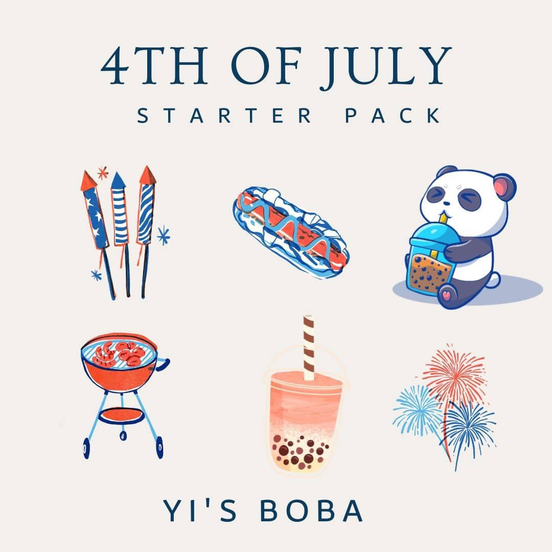 yi_boba's tweet photo. 🎉 Happy 4th of July, boba lovers! 🎆🥤

We are thrilled to announce that Yi's Boba is OPEN today on this special day, July 4th!🎉 Grab your friends, family, and your patriotic spirit as we celebrate freedom and fantastic flavors together! 🎇🌟 https://t.co/Khee8kZaDy