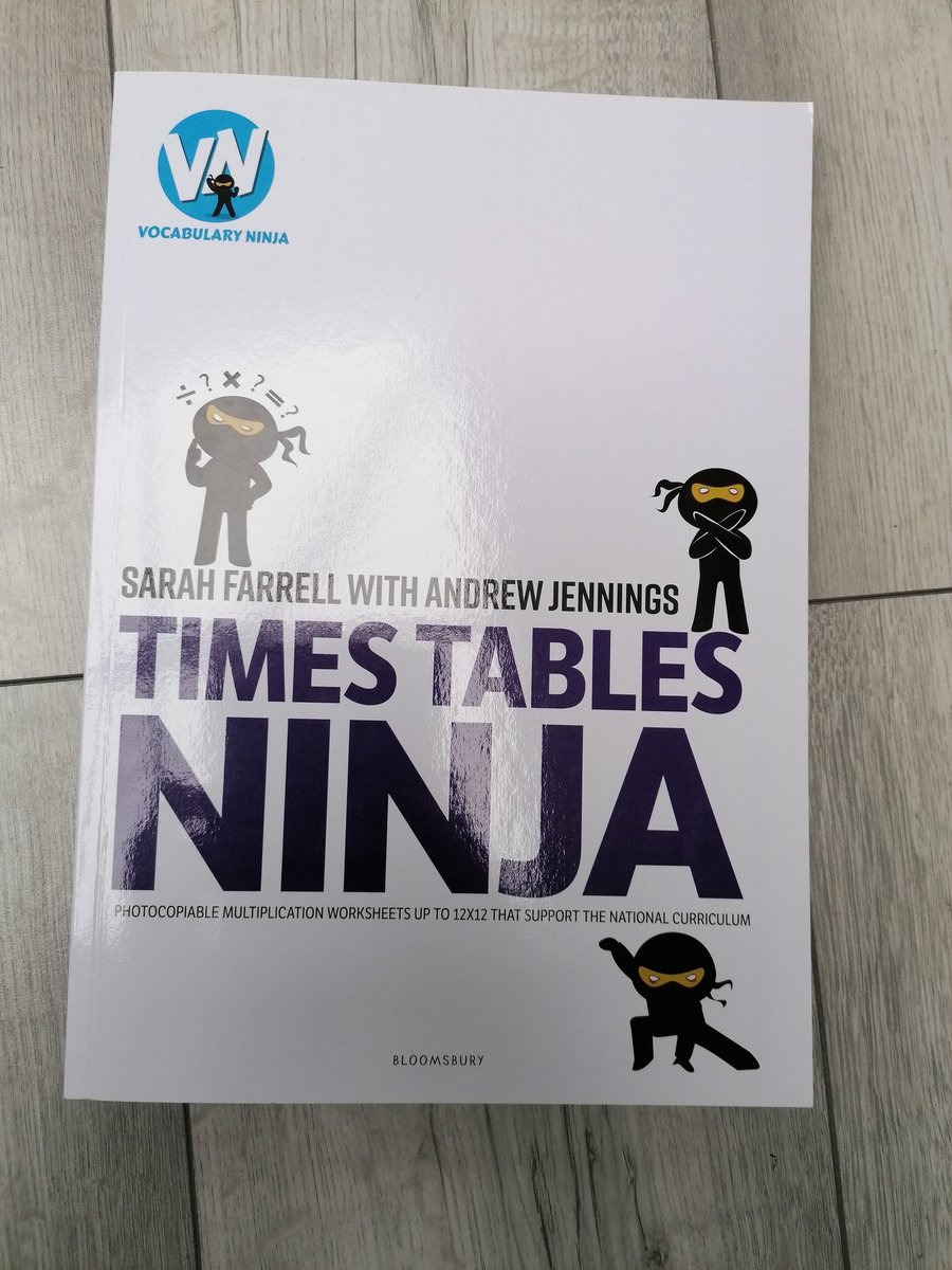 Times Tables Ninja has been out in the world for a whole year! To celebrate, I'm giving away a copy! For your chance to win, simply like and retweet this tweet. 📚 Bonus entry if you tag a friend 🥷 Closes midnight on 11th July. UK only.