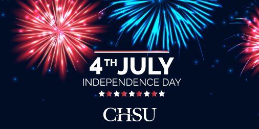 Happy Independence Day! We hope you have a happy and safe celebration. Our campus is closed today, Tuesday July 5, in observation of the holiday. #4thofJuly #independenceday
