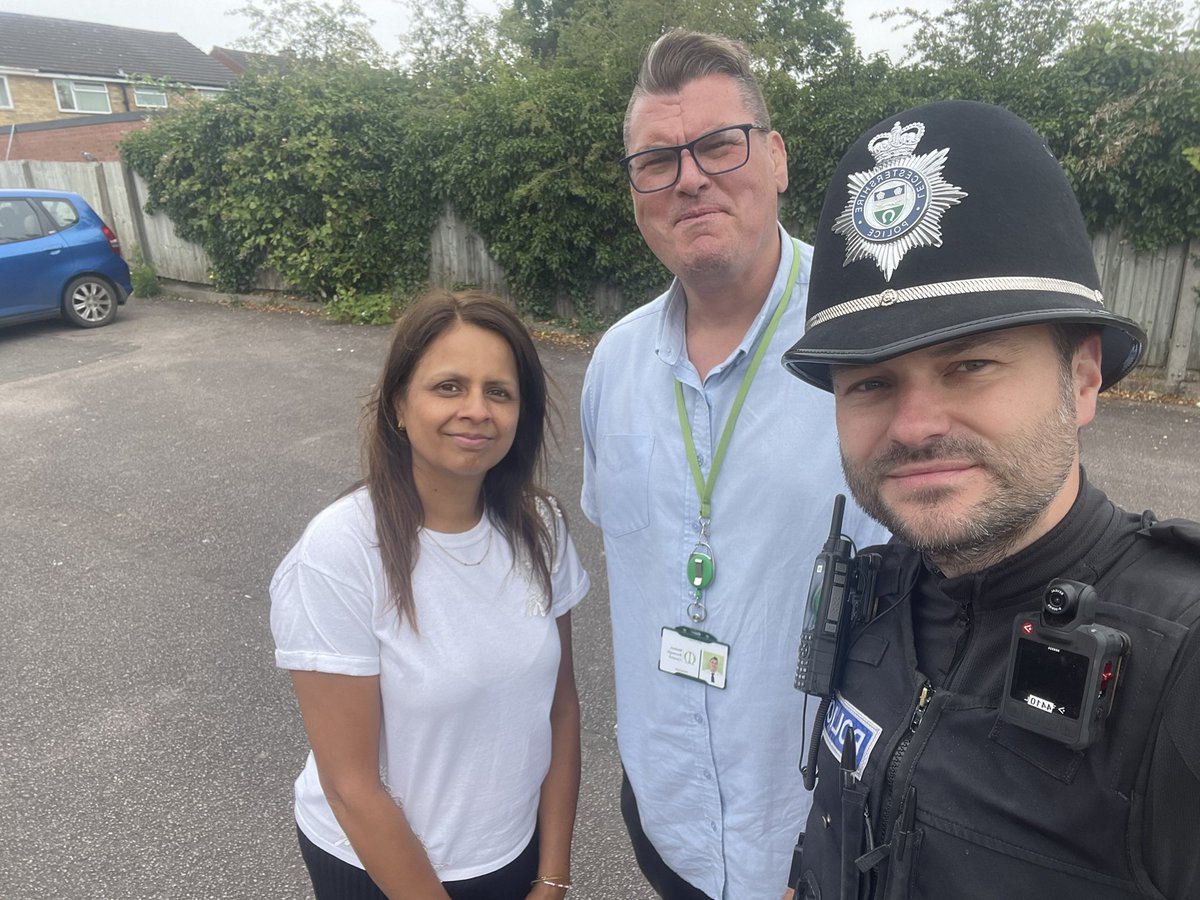 Joint partnership working with @MeltonPolice @MeltonBC tackling Antisocial Behaviour @emhhomes #communities #wecare
