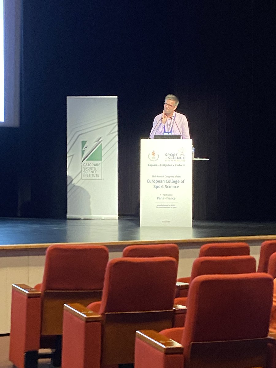 mackinprof's tweet image. Excellent talk from ⁦@TeamDerave⁩ on fuelling for fibre types ⁦@E_C_S_S⁩ Wim’s big announcement “Type IIx fibres don’t exist’ MHC only but no other proteomic differences! #muscle #sports #ECSS2023 #ECSSParis