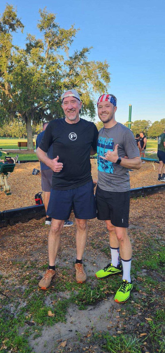 Was honored to have <a href="/ScratchAndWinF3/">John Horton</a> from the <a href="/thef3foundation/">F3 Foundation</a> with us for the <a href="/F3Suncoast/">F3 Suncoast</a> 1776 Patriot Games.  A brutal beatdown but we are more durable because of it! Thanks for coming brother!