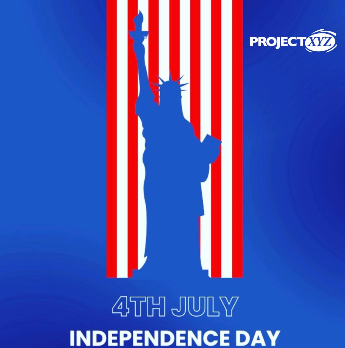 Happy Independence Day from the team at <a href="/PROJECTXYZINC/">PROJECTXYZ, Inc.</a> 

#July4th  #IndependenceDay #TeamPROJECTXYZ