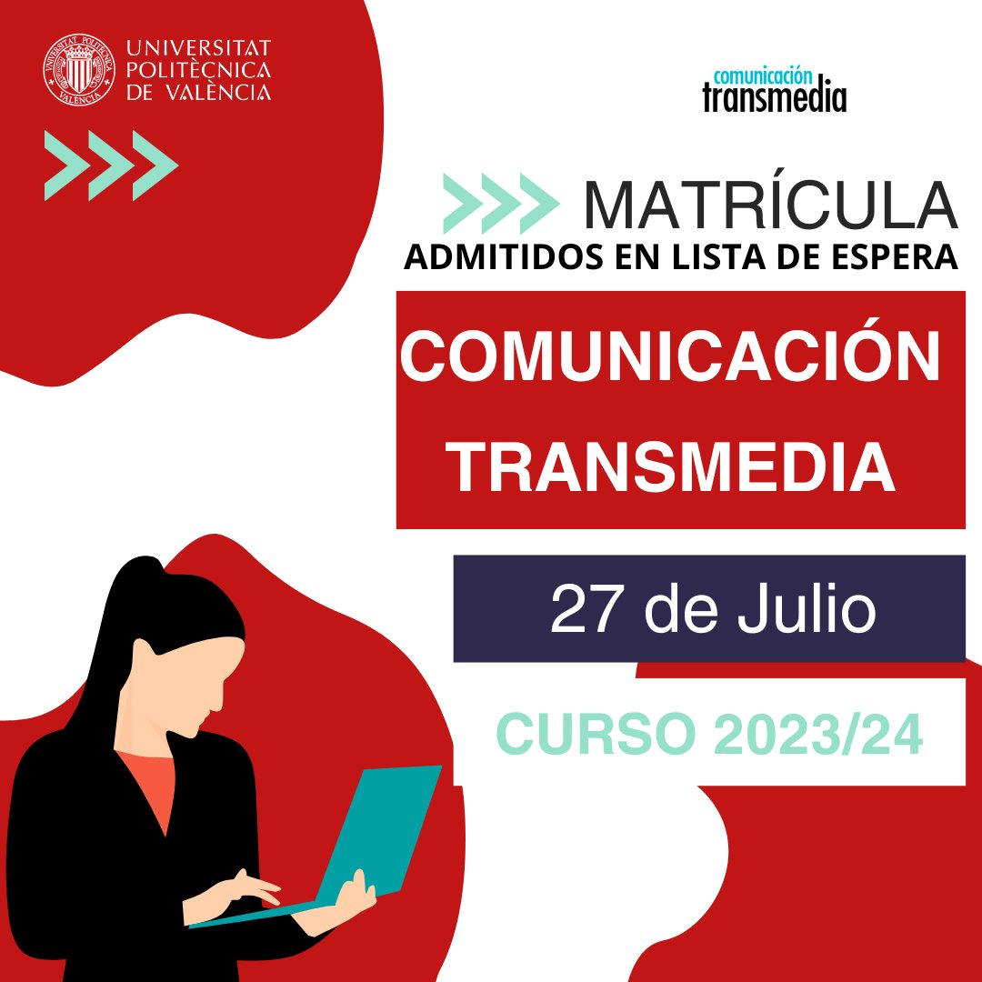 Máster en Comunicación Transmedia 🤳 tweet media
