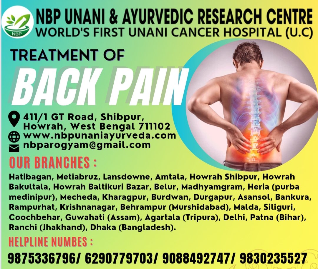 NbpUnani's tweet photo. #india #kolkata #BharatKiPehchan #westbengal  #atmanirvarbharat #modi
#unani #panchakarma #ayurveda #bodyhealing #howrah #unanimedicine  #bharat #herbal #herbaltreatment #herbaltreatmentforcancer #ayurvedictreatmentofbackpain #backprovlem #backpainayurvedictreatment #backinjury https://t.co/vt4Z8Y37zK